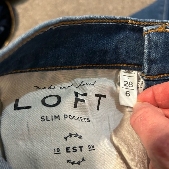 Loft Jeans High waist skinny Crop - Picture 3 of 3